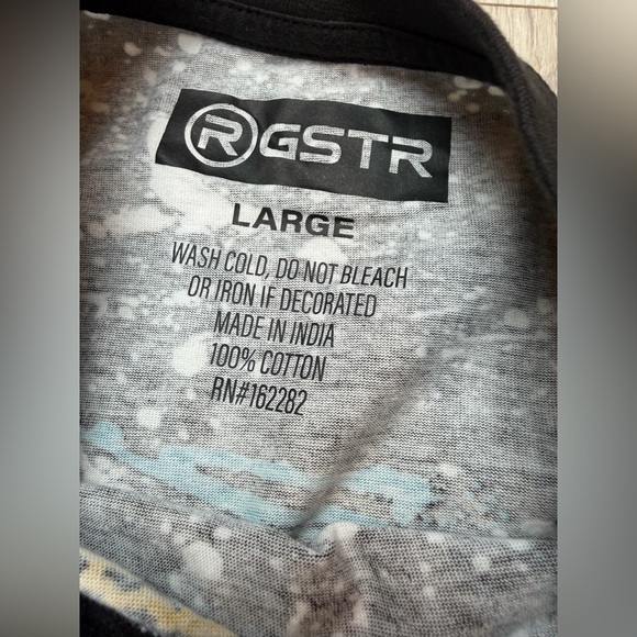 RGSTR Drip T-shirt Streetwear Hip-hop Men’s Size Large - Picture 2 of 5